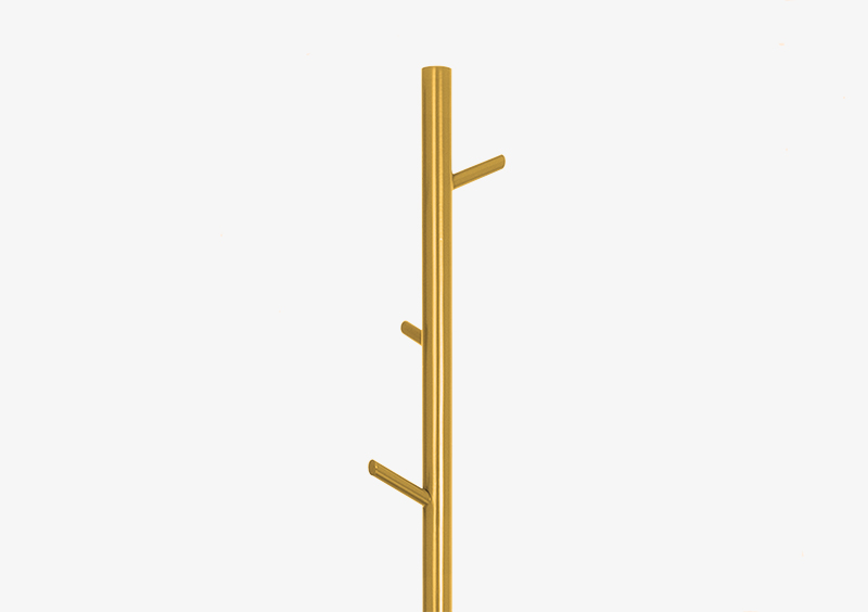 Coat Stand – Lacquered – Yellow – White – PAIGE by MARQQA Furniture