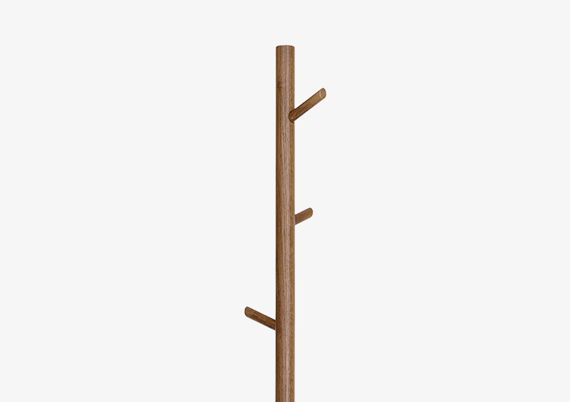 Coat Stand – Wood – Gold – ZACHARY by MARQQA Furniture