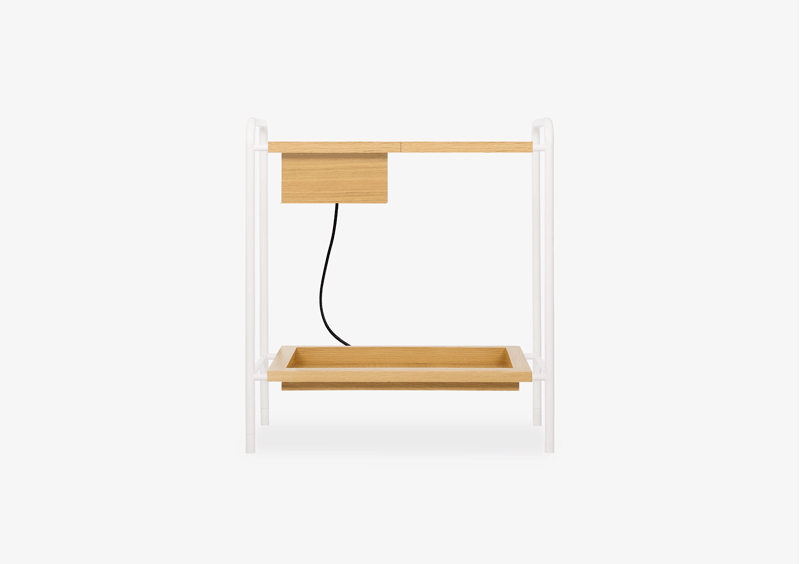 Console Table – Wood – White – LEONOR by MARQQA Furniture