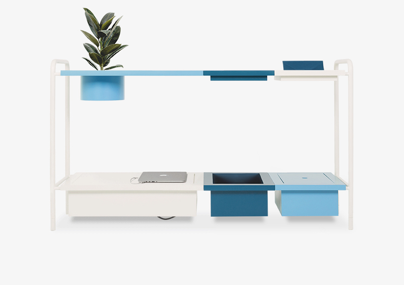 Blue Console Table – OLIVER by MARQQA Furniture