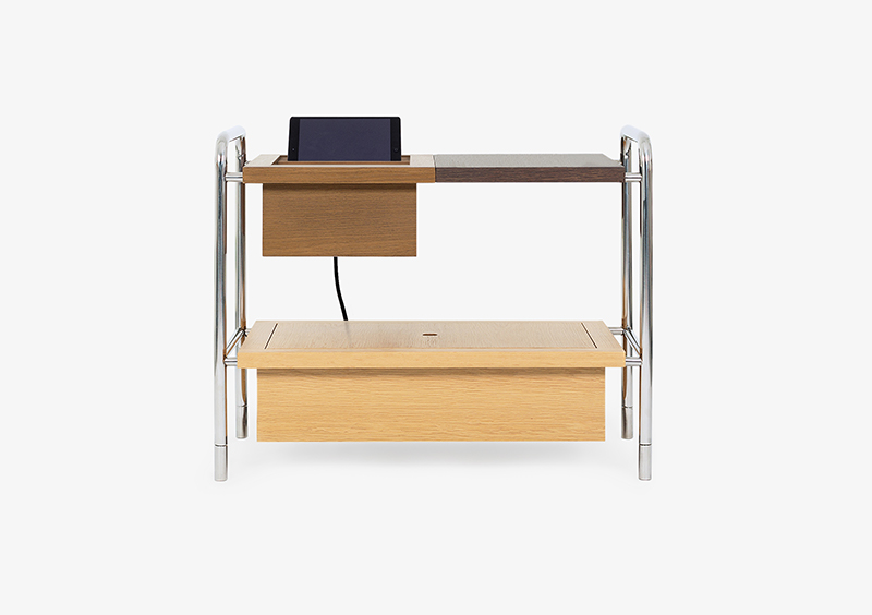 Side Table with Charging Station – SAMUEL by MARQQA Furniture