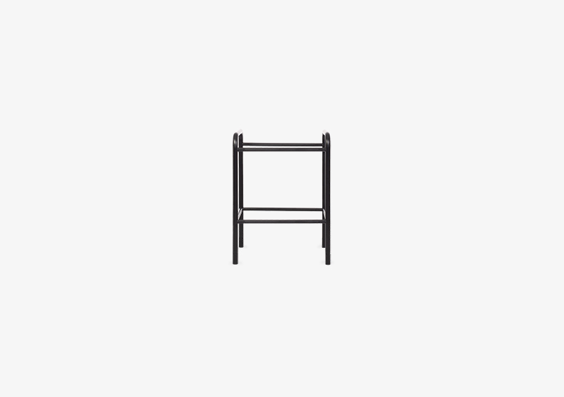 Side Table Structure – Metal – Black – MARQQA Furniture