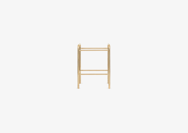 Side Table Structure – Metal – Gold – MARQQA Furniture