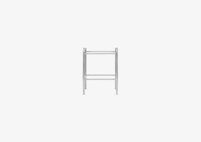 Side Table Structure – Metal – Silver – MARQQA Furniture