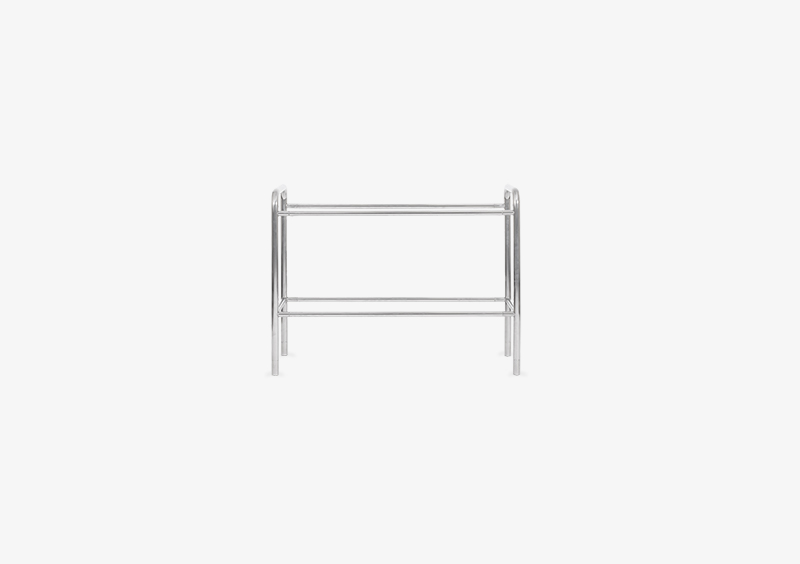 Side Table Structure – Metal – Silver – MARQQA Furniture