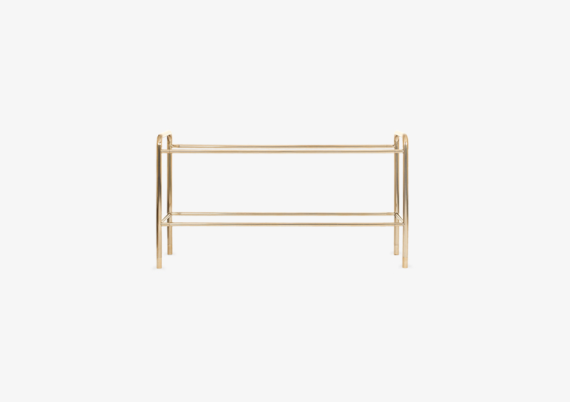 Side Table Structure – Metal – Gold – MARQQA Furniture