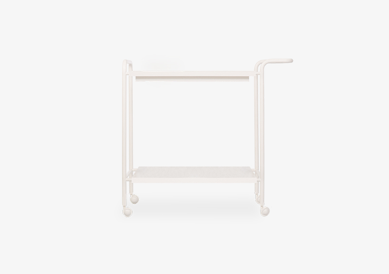 Tea Trolley – Lacquered – White – GRACE by MARQQA Furniture