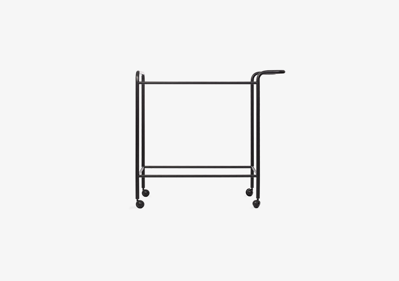 Tea Trolley Structure – Metal – Black – MARQQA Furniture