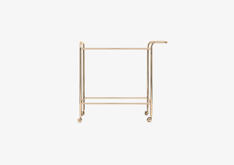 Tea Trolley Structure – Metal – Gold – MARQQA Furniture