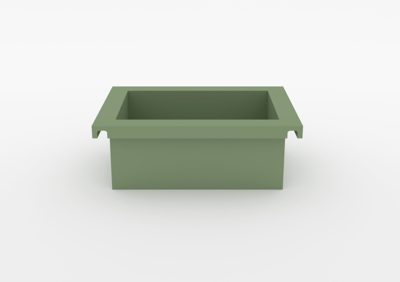 Box – Lacquered – Light Green – MARQQA Furniture