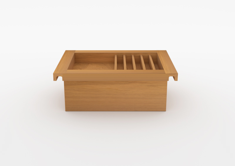 Charging Box – Power Strip – Wood – Natural – MARQQA Furniture