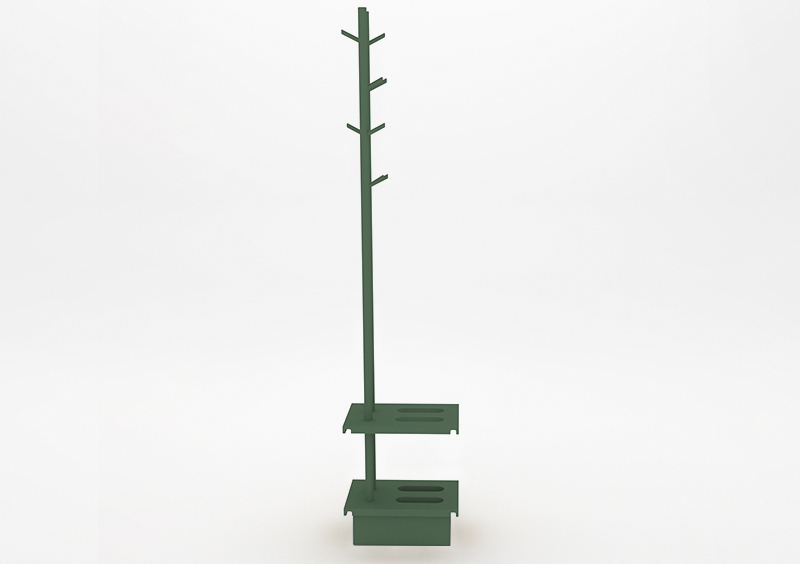 Coat Stand – Lacquered – Dark Green – MARQQA Furniture