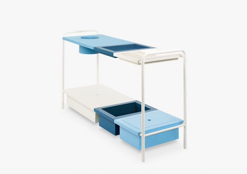 Blue Console Table – OLIVER by MARQQA Furniture