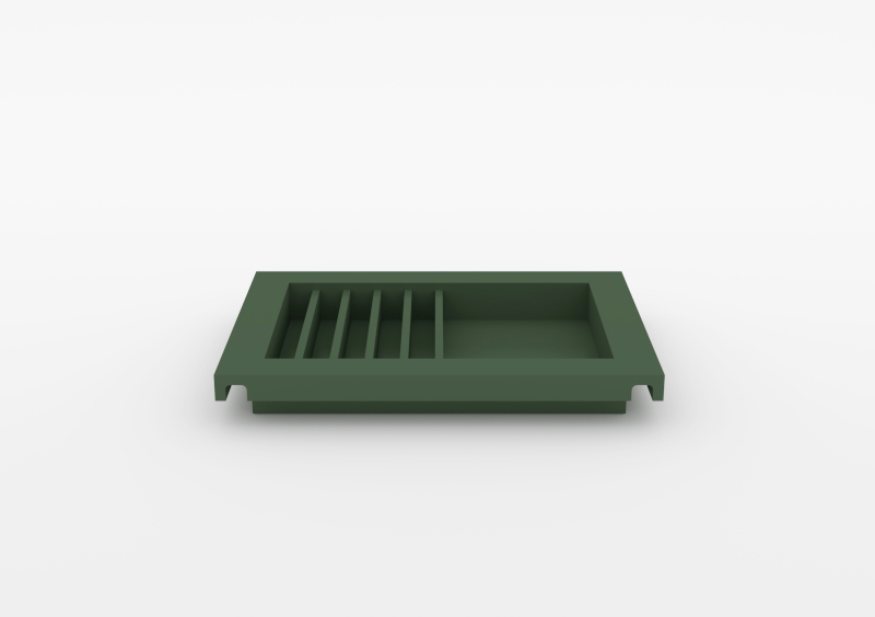 Envelope Tray – Lacquered – Dark Green – MARQQA Furniture
