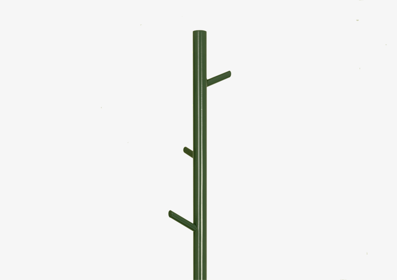 Coat Stand – Lacquered – Black – Green – EDWARD by MARQQA Furniture