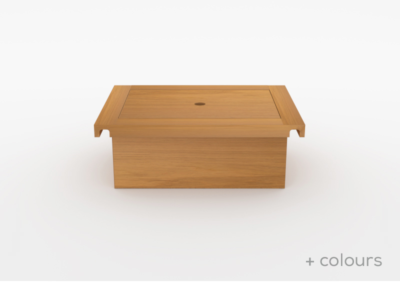 Contemporary Side Tables – SMALL BOX WITH LID by MARQQA Furniture