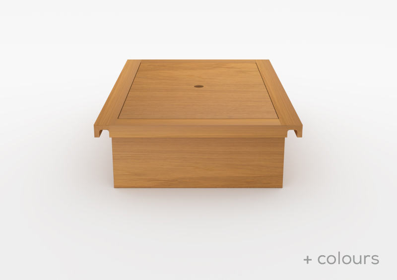 Laptop Box – Wood – Natural – MARQQA Furniture