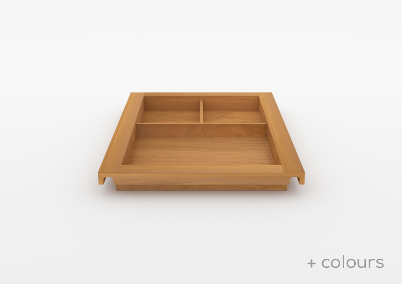 Large Divided Tray – Wood – MARQQA Furniture