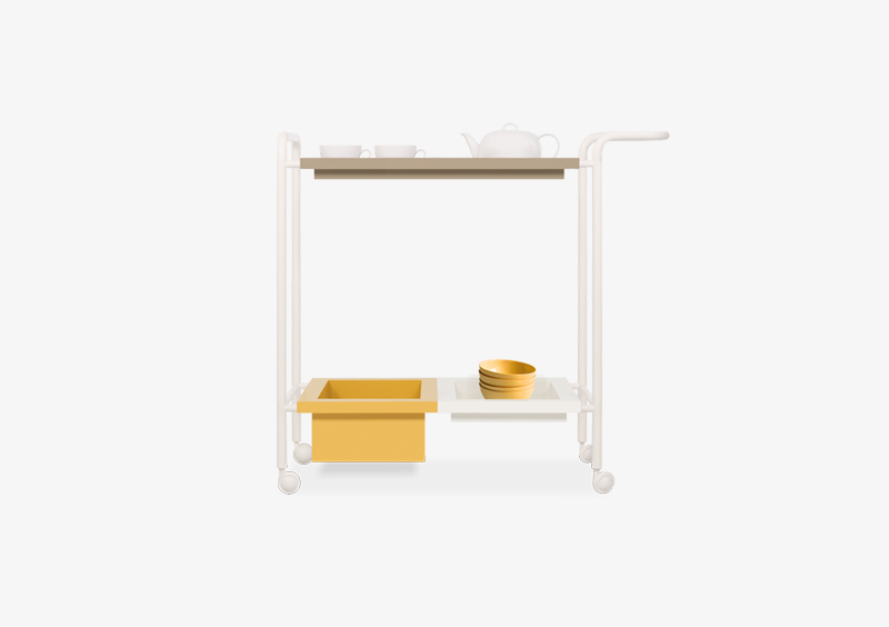 Serving Tea Trolley – JACQUELINE by MARQQA Furniture