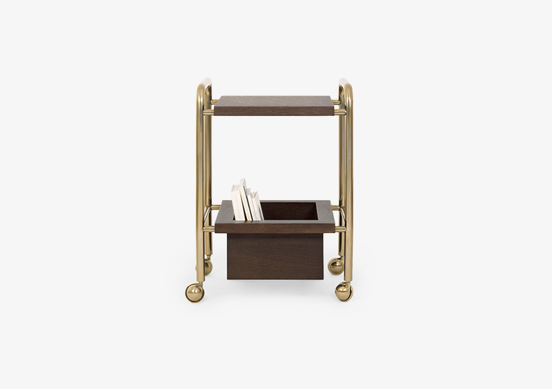 Dark Wood Side Table – SEBASTIAN by MARQQA Furniture