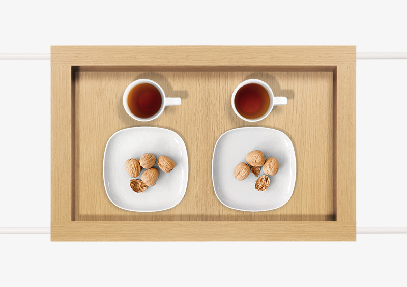 Oak Tea Trolley – VICENT by MARQQA Furniture