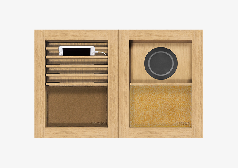 Charging Box – Wood – Top Pad – Burel – MARQQA Furniture